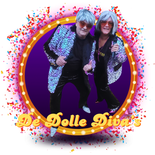 Feestduo, feest duo, zanger boeken, De Dolle Diva's, entertainment op een feest, galerij